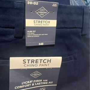 George Stretch Trousers in Dark Blue